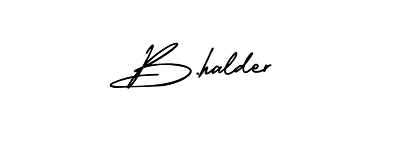 Similarly AmerikaSignatureDemo-Regular is the best handwritten signature design. Signature creator online .You can use it as an online autograph creator for name B.halder. B.halder signature style 3 images and pictures png