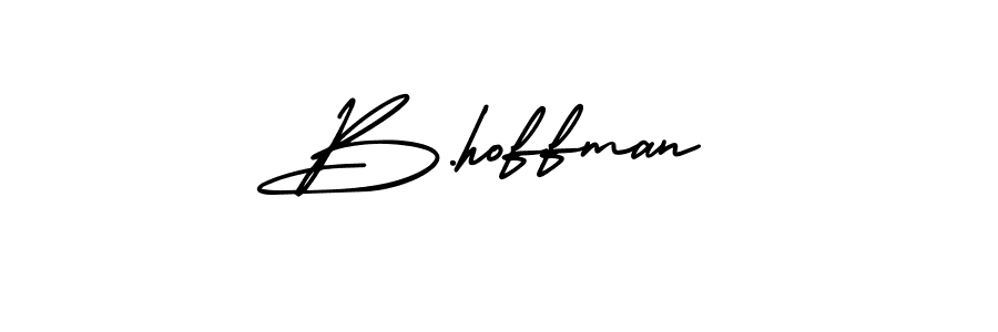 You should practise on your own different ways (AmerikaSignatureDemo-Regular) to write your name (B.hoffman) in signature. don't let someone else do it for you. B.hoffman signature style 3 images and pictures png