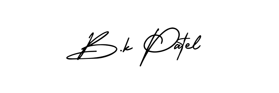 if you are searching for the best signature style for your name B.k Patel. so please give up your signature search. here we have designed multiple signature styles  using AmerikaSignatureDemo-Regular. B.k Patel signature style 3 images and pictures png