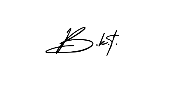 Similarly AmerikaSignatureDemo-Regular is the best handwritten signature design. Signature creator online .You can use it as an online autograph creator for name B.k.t.. B.k.t. signature style 3 images and pictures png