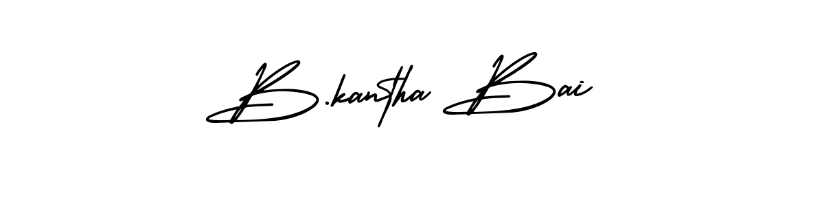 Also we have B.kantha Bai name is the best signature style. Create professional handwritten signature collection using AmerikaSignatureDemo-Regular autograph style. B.kantha Bai signature style 3 images and pictures png
