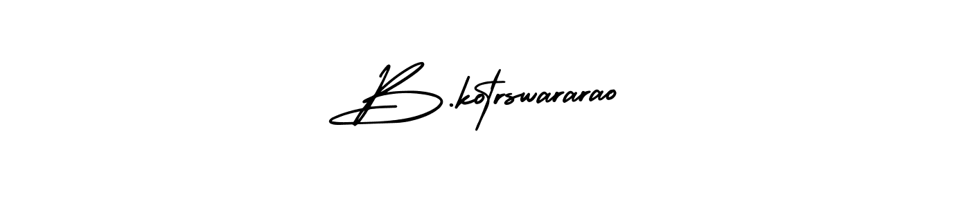 B.kotrswararao stylish signature style. Best Handwritten Sign (AmerikaSignatureDemo-Regular) for my name. Handwritten Signature Collection Ideas for my name B.kotrswararao. B.kotrswararao signature style 3 images and pictures png