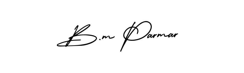 if you are searching for the best signature style for your name B.m Parmar. so please give up your signature search. here we have designed multiple signature styles  using AmerikaSignatureDemo-Regular. B.m Parmar signature style 3 images and pictures png