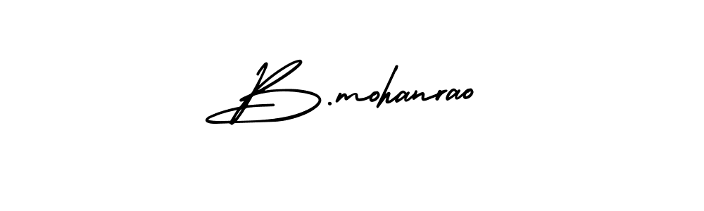 if you are searching for the best signature style for your name B.mohanrao. so please give up your signature search. here we have designed multiple signature styles  using AmerikaSignatureDemo-Regular. B.mohanrao signature style 3 images and pictures png