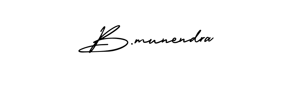 Best and Professional Signature Style for B.munendra. AmerikaSignatureDemo-Regular Best Signature Style Collection. B.munendra signature style 3 images and pictures png