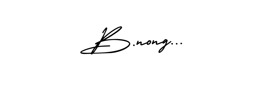 B.nong... stylish signature style. Best Handwritten Sign (AmerikaSignatureDemo-Regular) for my name. Handwritten Signature Collection Ideas for my name B.nong.... B.nong... signature style 3 images and pictures png
