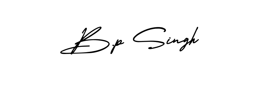 Design your own signature with our free online signature maker. With this signature software, you can create a handwritten (AmerikaSignatureDemo-Regular) signature for name B.p Singh. B.p Singh signature style 3 images and pictures png