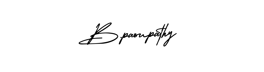 It looks lik you need a new signature style for name B.pasupathy. Design unique handwritten (AmerikaSignatureDemo-Regular) signature with our free signature maker in just a few clicks. B.pasupathy signature style 3 images and pictures png