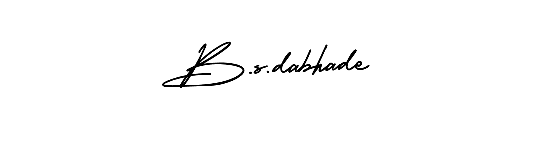 It looks lik you need a new signature style for name B.s.dabhade. Design unique handwritten (AmerikaSignatureDemo-Regular) signature with our free signature maker in just a few clicks. B.s.dabhade signature style 3 images and pictures png