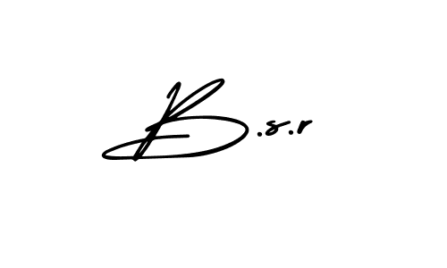 Design your own signature with our free online signature maker. With this signature software, you can create a handwritten (AmerikaSignatureDemo-Regular) signature for name B.s.r. B.s.r signature style 3 images and pictures png