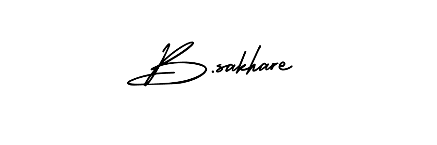 Best and Professional Signature Style for B.sakhare. AmerikaSignatureDemo-Regular Best Signature Style Collection. B.sakhare signature style 3 images and pictures png