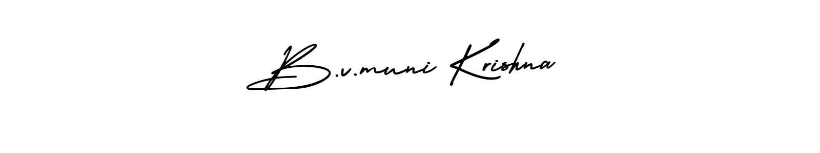 Check out images of Autograph of B.v.muni Krishna name. Actor B.v.muni Krishna Signature Style. AmerikaSignatureDemo-Regular is a professional sign style online. B.v.muni Krishna signature style 3 images and pictures png