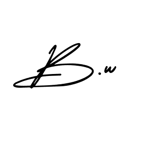 if you are searching for the best signature style for your name B.w. so please give up your signature search. here we have designed multiple signature styles  using AmerikaSignatureDemo-Regular. B.w signature style 3 images and pictures png