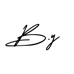 Design your own signature with our free online signature maker. With this signature software, you can create a handwritten (AmerikaSignatureDemo-Regular) signature for name B.y. B.y signature style 3 images and pictures png