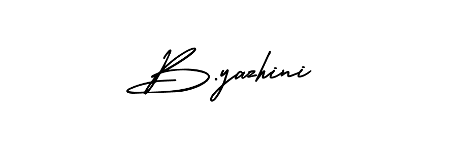 Make a beautiful signature design for name B.yazhini. Use this online signature maker to create a handwritten signature for free. B.yazhini signature style 3 images and pictures png