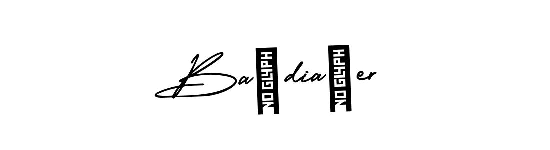 Use a signature maker to create a handwritten signature online. With this signature software, you can design (AmerikaSignatureDemo-Regular) your own signature for name Bağdiaşer. Bağdiaşer signature style 3 images and pictures png