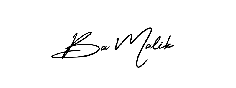 Make a beautiful signature design for name Ba Malik. Use this online signature maker to create a handwritten signature for free. Ba Malik signature style 3 images and pictures png