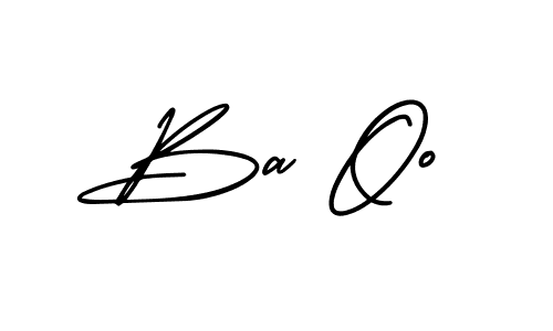 Also we have Ba Oo name is the best signature style. Create professional handwritten signature collection using AmerikaSignatureDemo-Regular autograph style. Ba Oo signature style 3 images and pictures png