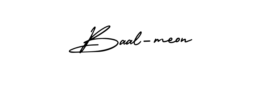 if you are searching for the best signature style for your name Baal-meon. so please give up your signature search. here we have designed multiple signature styles  using AmerikaSignatureDemo-Regular. Baal-meon signature style 3 images and pictures png