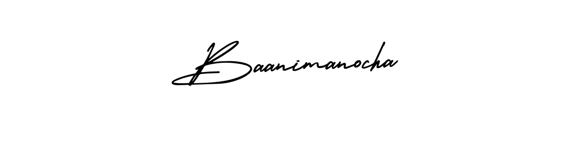 Check out images of Autograph of Baanimanocha name. Actor Baanimanocha Signature Style. AmerikaSignatureDemo-Regular is a professional sign style online. Baanimanocha signature style 3 images and pictures png