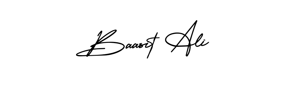 Use a signature maker to create a handwritten signature online. With this signature software, you can design (AmerikaSignatureDemo-Regular) your own signature for name Baasit Ali. Baasit Ali signature style 3 images and pictures png