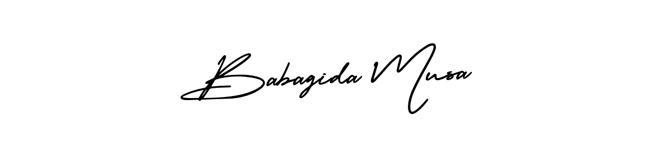 Also we have Babagida Musa name is the best signature style. Create professional handwritten signature collection using AmerikaSignatureDemo-Regular autograph style. Babagida Musa signature style 3 images and pictures png