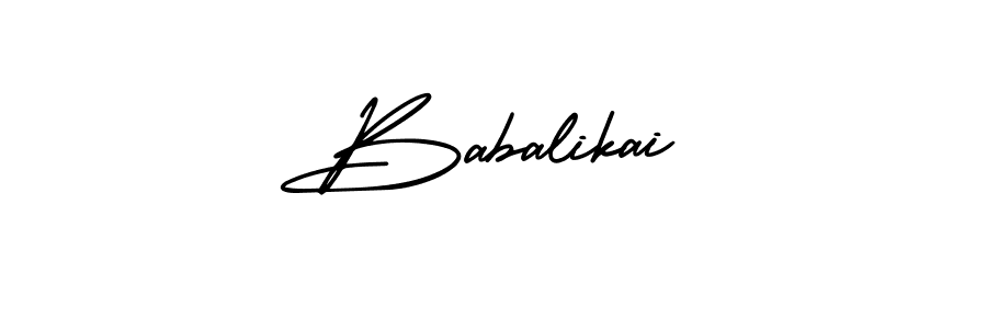 Also we have Babalikai name is the best signature style. Create professional handwritten signature collection using AmerikaSignatureDemo-Regular autograph style. Babalikai signature style 3 images and pictures png