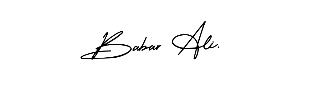 Design your own signature with our free online signature maker. With this signature software, you can create a handwritten (AmerikaSignatureDemo-Regular) signature for name Babar Ali.. Babar Ali. signature style 3 images and pictures png