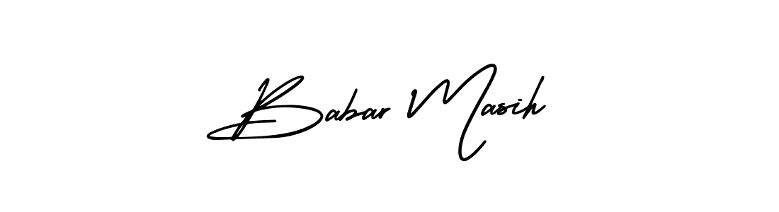 How to Draw Babar Masih signature style? AmerikaSignatureDemo-Regular is a latest design signature styles for name Babar Masih. Babar Masih signature style 3 images and pictures png