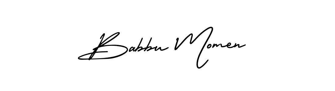 You can use this online signature creator to create a handwritten signature for the name Babbu Momen. This is the best online autograph maker. Babbu Momen signature style 3 images and pictures png