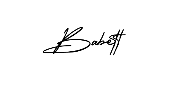 Make a short Babett signature style. Manage your documents anywhere anytime using AmerikaSignatureDemo-Regular. Create and add eSignatures, submit forms, share and send files easily. Babett signature style 3 images and pictures png