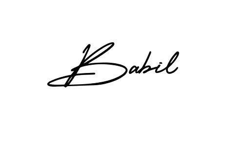 Best and Professional Signature Style for Babil. AmerikaSignatureDemo-Regular Best Signature Style Collection. Babil signature style 3 images and pictures png