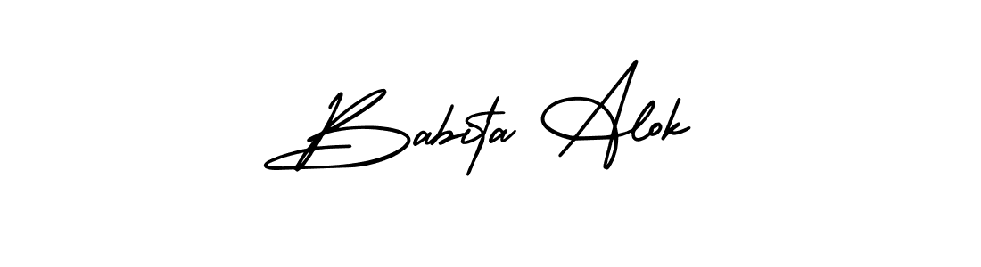 See photos of Babita Alok official signature by Spectra . Check more albums & portfolios. Read reviews & check more about AmerikaSignatureDemo-Regular font. Babita Alok signature style 3 images and pictures png