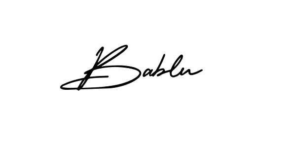 Similarly AmerikaSignatureDemo-Regular is the best handwritten signature design. Signature creator online .You can use it as an online autograph creator for name Bablu . Bablu  signature style 3 images and pictures png