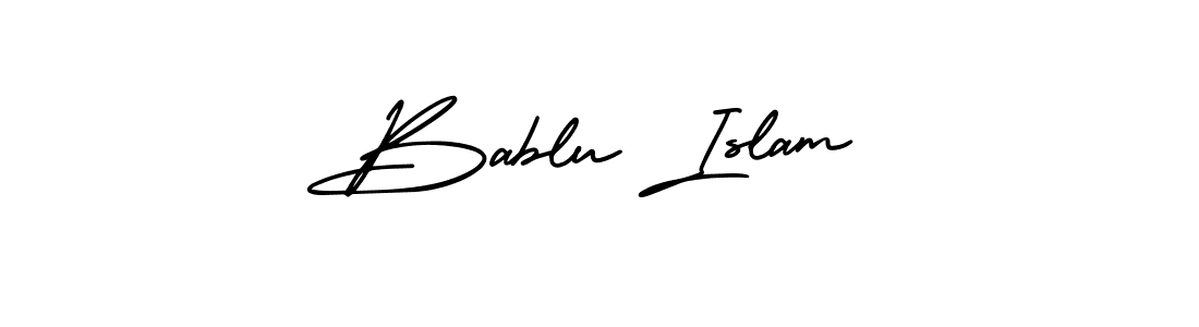 Best and Professional Signature Style for Bablu Islam. AmerikaSignatureDemo-Regular Best Signature Style Collection. Bablu Islam signature style 3 images and pictures png