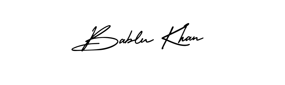 This is the best signature style for the Bablu Khan name. Also you like these signature font (AmerikaSignatureDemo-Regular). Mix name signature. Bablu Khan signature style 3 images and pictures png