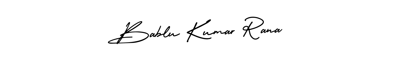 Create a beautiful signature design for name Bablu Kumar Rana. With this signature (AmerikaSignatureDemo-Regular) fonts, you can make a handwritten signature for free. Bablu Kumar Rana signature style 3 images and pictures png