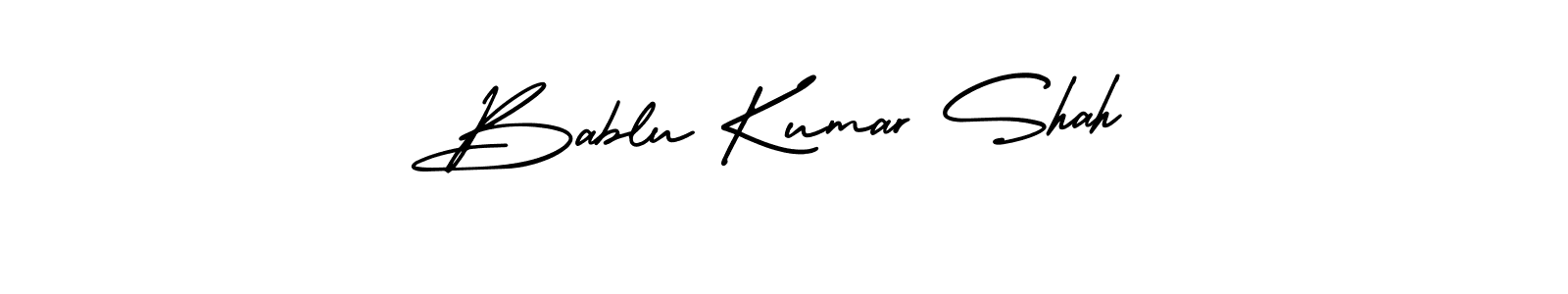 You should practise on your own different ways (AmerikaSignatureDemo-Regular) to write your name (Bablu Kumar Shah) in signature. don't let someone else do it for you. Bablu Kumar Shah signature style 3 images and pictures png