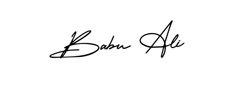 It looks lik you need a new signature style for name Babu Ali. Design unique handwritten (AmerikaSignatureDemo-Regular) signature with our free signature maker in just a few clicks. Babu Ali signature style 3 images and pictures png