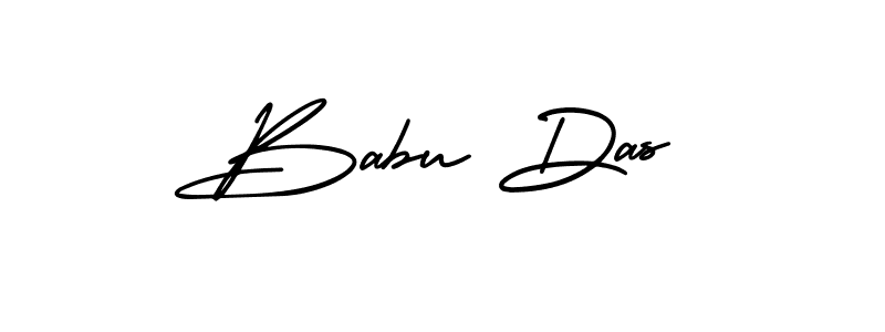 Babu Das stylish signature style. Best Handwritten Sign (AmerikaSignatureDemo-Regular) for my name. Handwritten Signature Collection Ideas for my name Babu Das. Babu Das signature style 3 images and pictures png