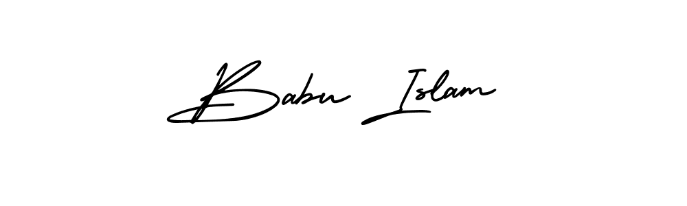 Make a beautiful signature design for name Babu Islam. Use this online signature maker to create a handwritten signature for free. Babu Islam signature style 3 images and pictures png