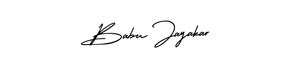 How to Draw Babu Jayakar signature style? AmerikaSignatureDemo-Regular is a latest design signature styles for name Babu Jayakar. Babu Jayakar signature style 3 images and pictures png