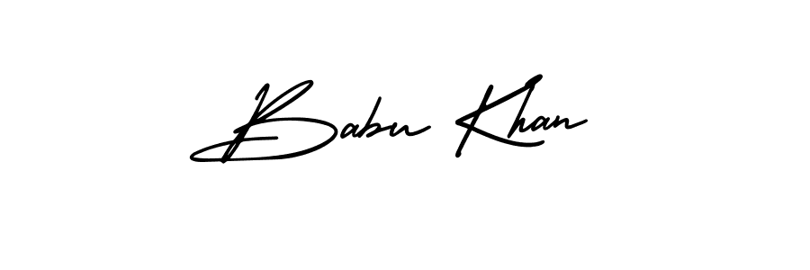 Similarly AmerikaSignatureDemo-Regular is the best handwritten signature design. Signature creator online .You can use it as an online autograph creator for name Babu Khan. Babu Khan signature style 3 images and pictures png