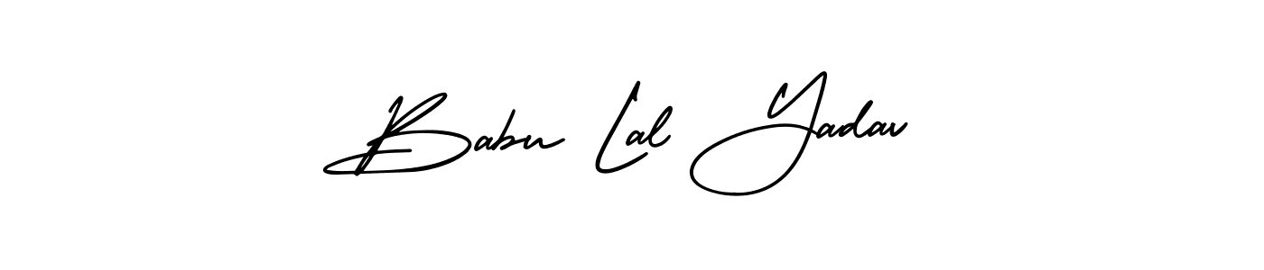 How to Draw Babu Lal Yadav signature style? AmerikaSignatureDemo-Regular is a latest design signature styles for name Babu Lal Yadav. Babu Lal Yadav signature style 3 images and pictures png