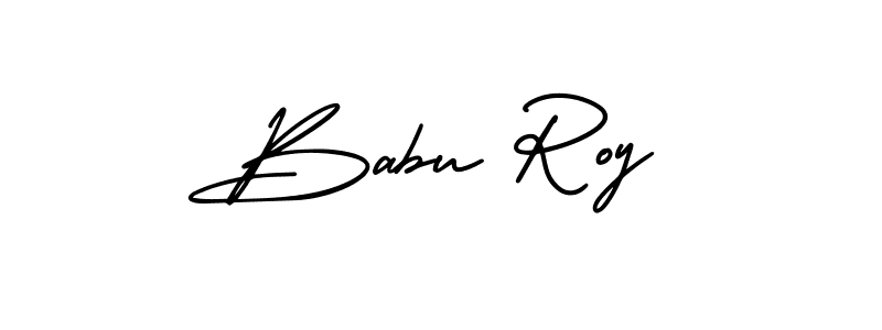 This is the best signature style for the Babu Roy name. Also you like these signature font (AmerikaSignatureDemo-Regular). Mix name signature. Babu Roy signature style 3 images and pictures png