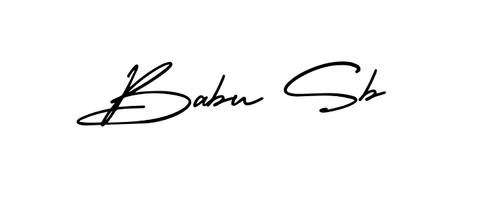 Also we have Babu Sb name is the best signature style. Create professional handwritten signature collection using AmerikaSignatureDemo-Regular autograph style. Babu Sb signature style 3 images and pictures png