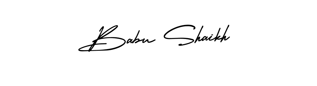 Best and Professional Signature Style for Babu Shaikh. AmerikaSignatureDemo-Regular Best Signature Style Collection. Babu Shaikh signature style 3 images and pictures png