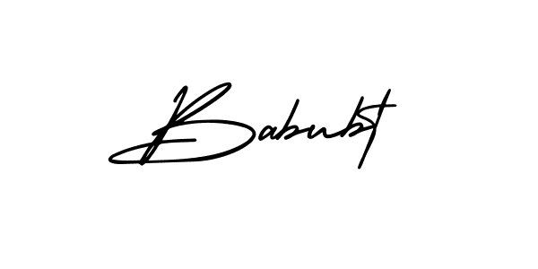 Design your own signature with our free online signature maker. With this signature software, you can create a handwritten (AmerikaSignatureDemo-Regular) signature for name Babubt. Babubt signature style 3 images and pictures png