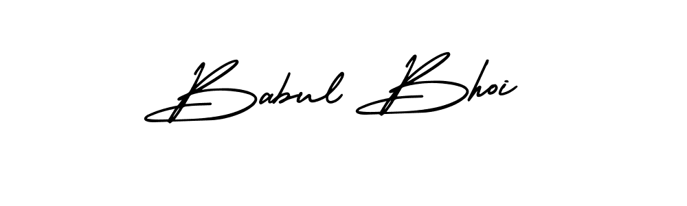 Also You can easily find your signature by using the search form. We will create Babul Bhoi name handwritten signature images for you free of cost using AmerikaSignatureDemo-Regular sign style. Babul Bhoi signature style 3 images and pictures png