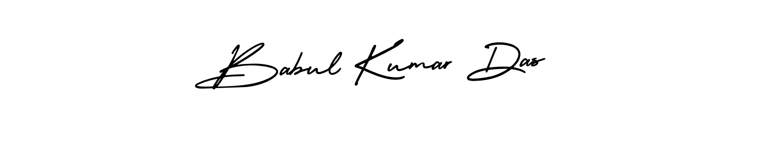 How to make Babul Kumar Das name signature. Use AmerikaSignatureDemo-Regular style for creating short signs online. This is the latest handwritten sign. Babul Kumar Das signature style 3 images and pictures png